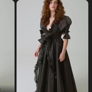 NWT Selkie Black Marie Gown